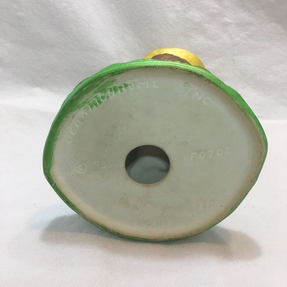 Vintage Ceramic Boy Holding Birdhouse & Saw Hand Painted Ceramichrome, Inc. 1973 - Picture 6 of 8